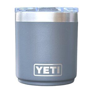 LASER ENGRAVED PERSONALIZATION YETI 10oz. LOWBALL - CHARCOAL